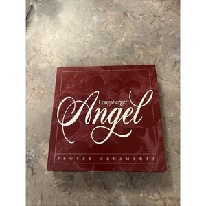 Longaberger Angel Pewter Ornaments